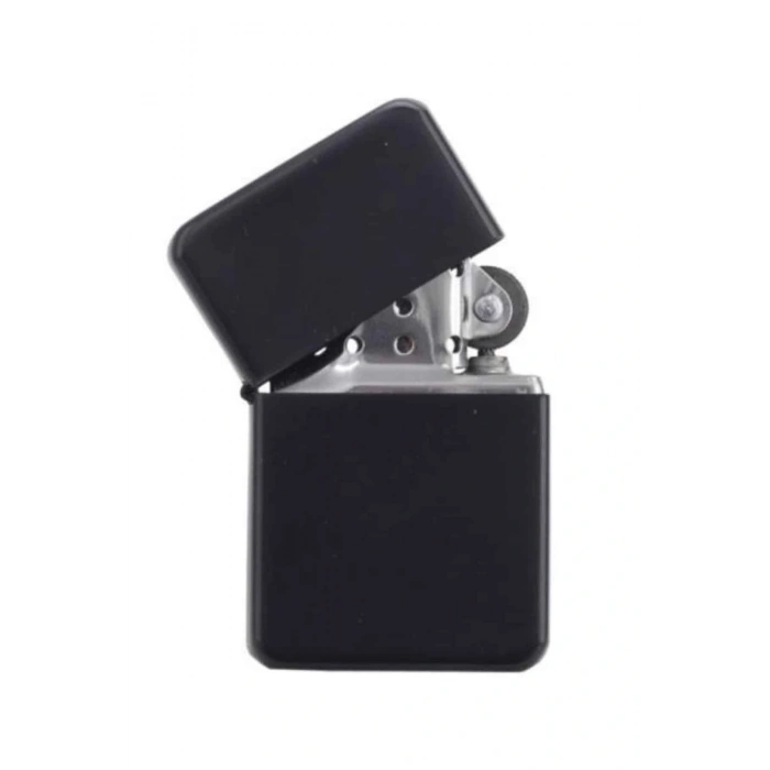 Hediyelik Zarif Zippo Model Siyah Benzinli Çakmak