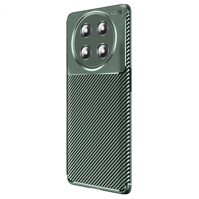 Honor Magic 7 Lite Kılıf Auto Focus Karbon Kapak - Koyu Yeşil