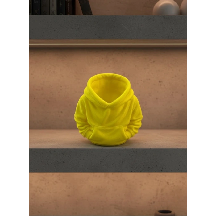 Hoodie Kalemlik Sarı