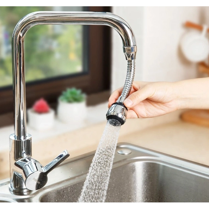 Hortumlu Esnek Su Tasarruflu 2 Modlu Musluk Başlığı (5324)