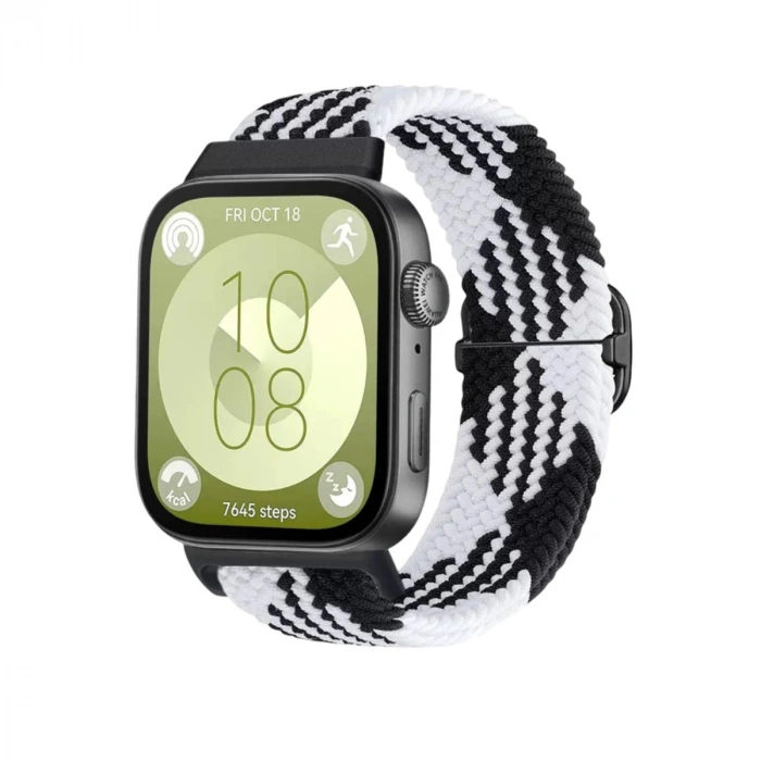 Huawei Fit 4  Kordon (SAAT DEĞİLDİR) - Siyah-beyaz