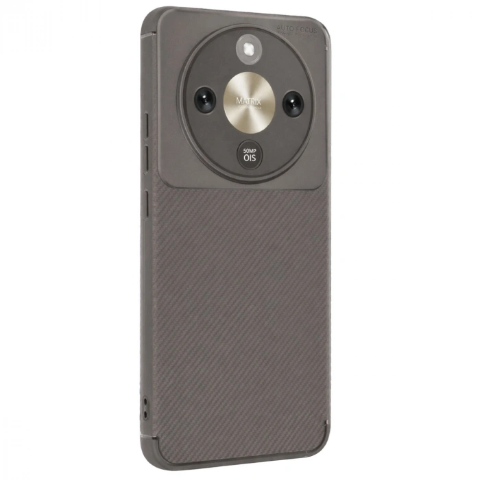 Huawei Honor Magic 8 Lite Auto Focus Karbon Kapak - Gri