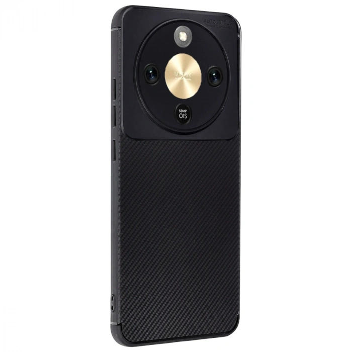 Huawei Honor Magic 8 Lite Auto Focus Karbon Kapak - Siyah