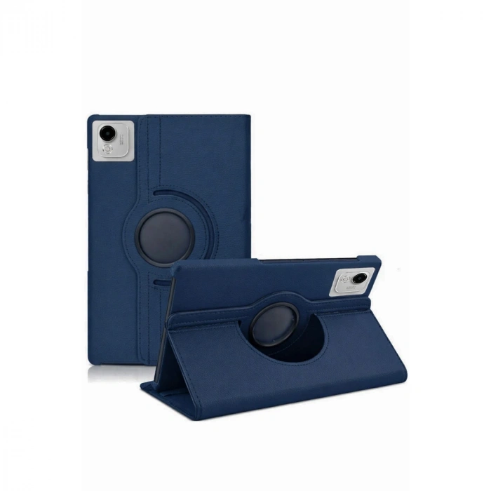 Huawei Honor Pad X9a 360 Tablet Deri Kılıf - Lacivert