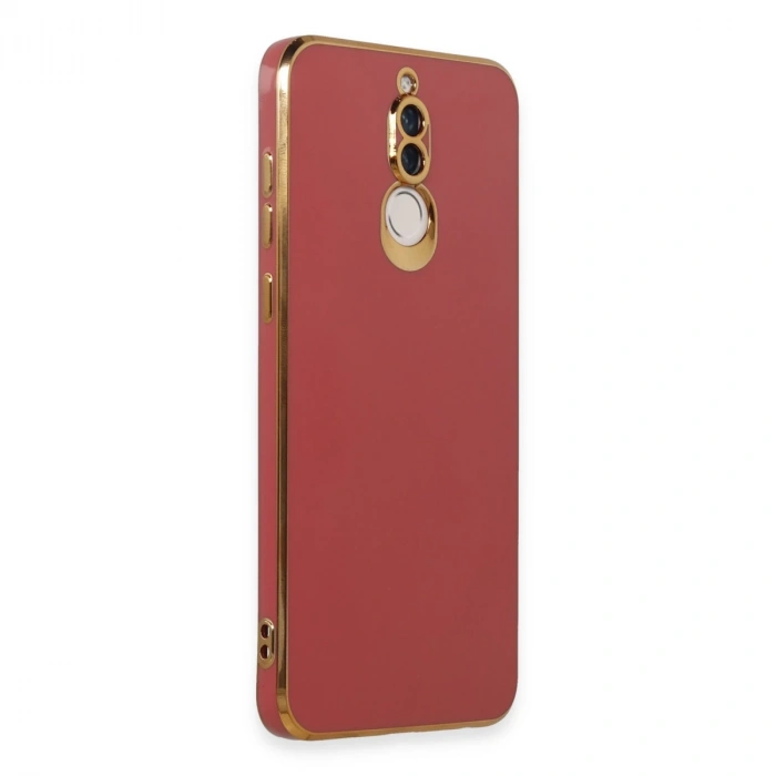 Huawei Mate 10 Lite Kılıf Volet Silikon - Kırmızı