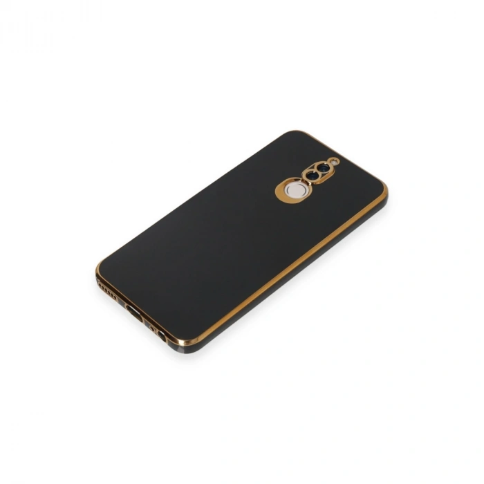 Huawei Mate 10 Lite Kılıf Volet Silikon - Siyah