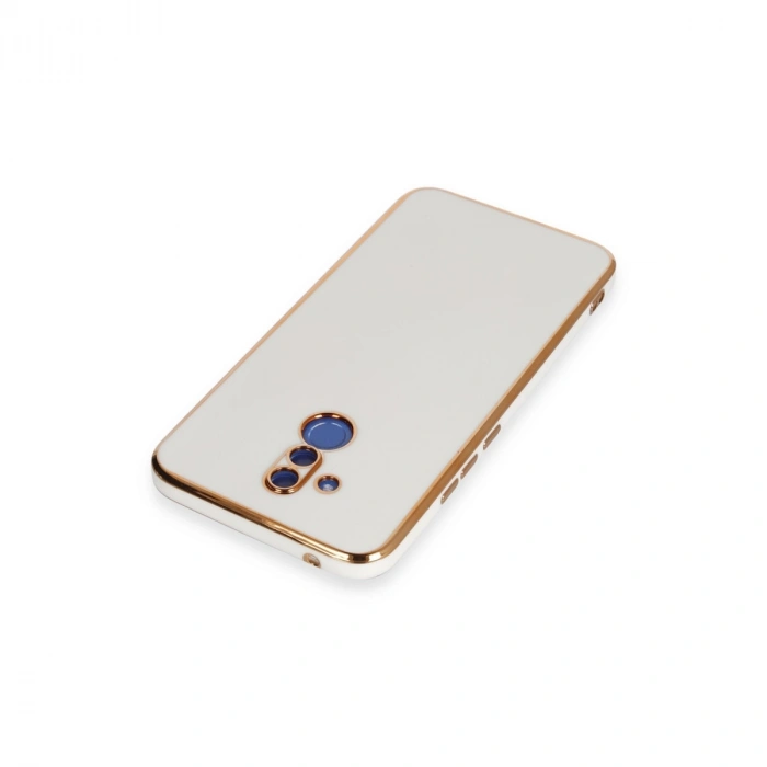 Huawei Mate 20 Lite Kılıf Volet Silikon - Beyaz