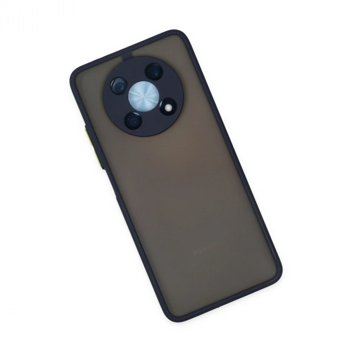 Huawei Nova Y90 Kılıf Montreal Silikon Kapak - Lacivert