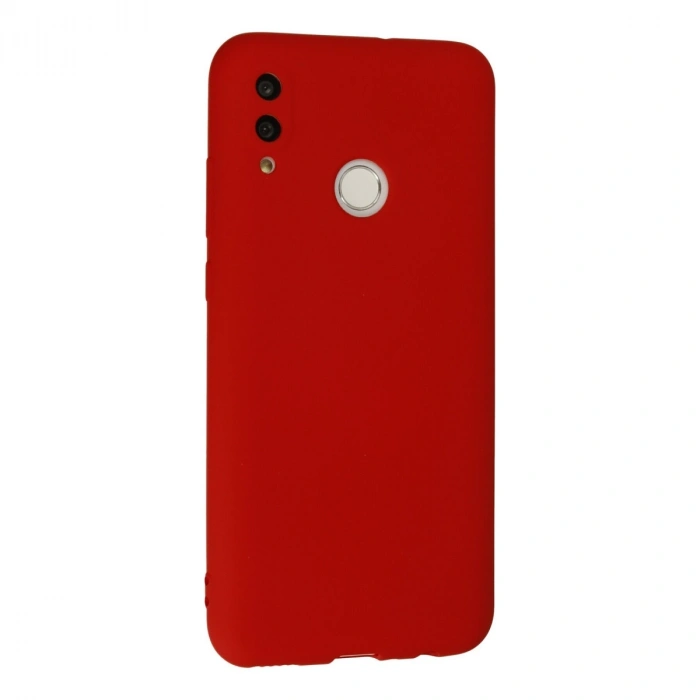 Huawei P Smart 2019 Kılıf Nano İçi Kadife Silikon - Kırmızı