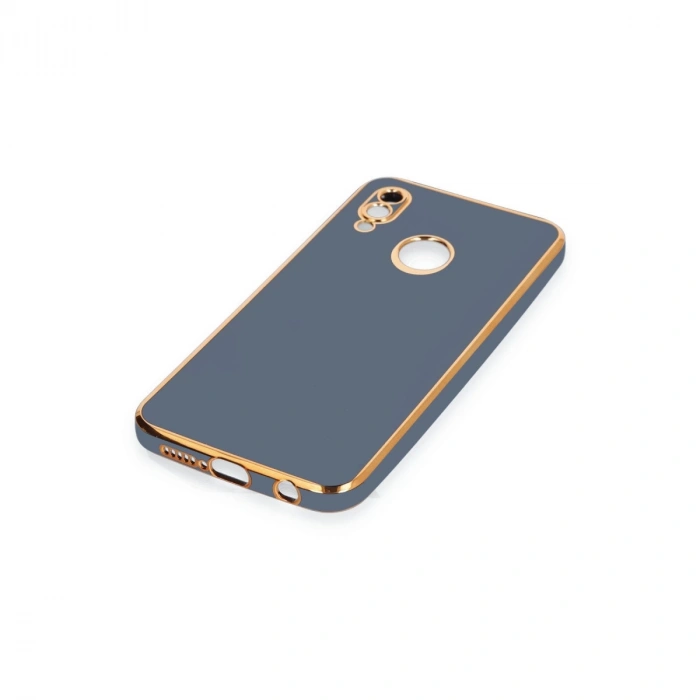 Huawei P20 Lite Kılıf Volet Silikon - Mavi