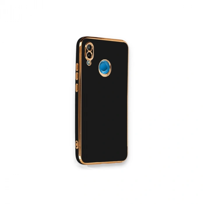 Huawei P20 Lite Kılıf Volet Silikon - Siyah