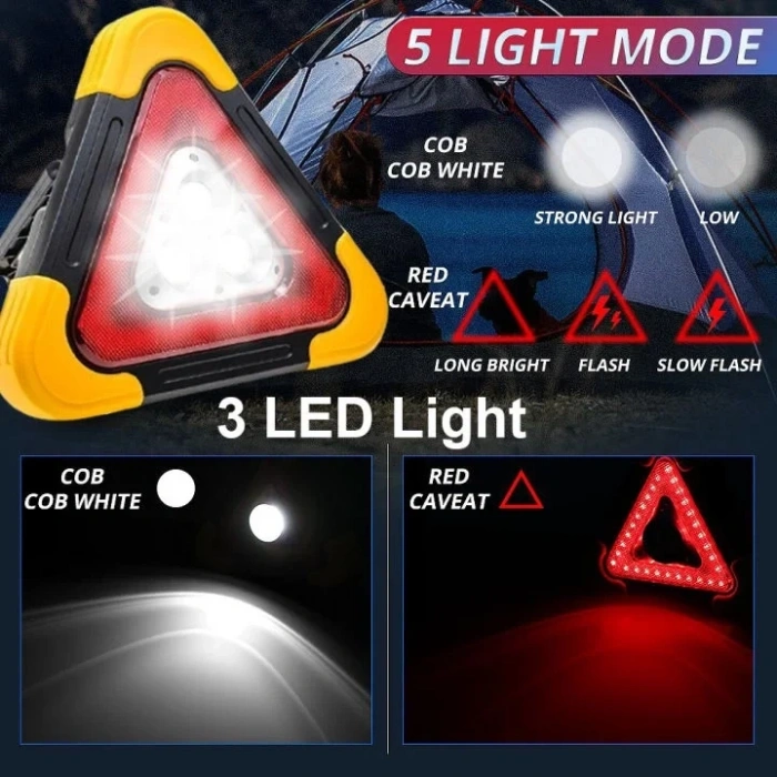 Hurry Bolt Şarjlı Cob Led Reflektör (5324)