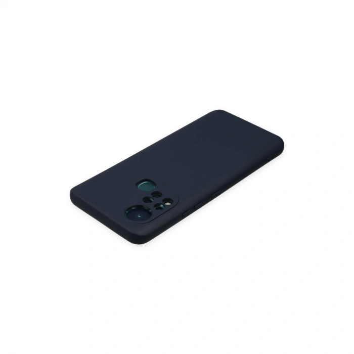 İnfinix Hot 11s Kılıf Nano İçi Kadife Silikon - Lacivert