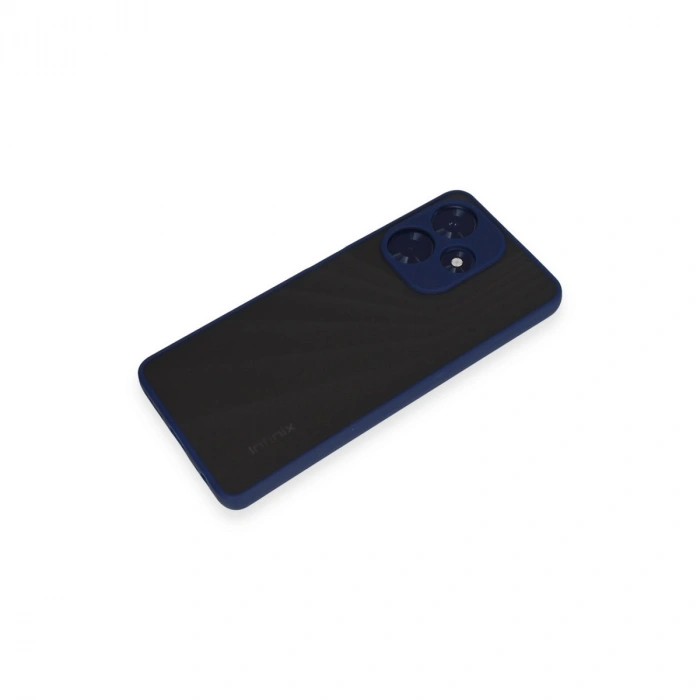 İnfinix Hot 30 4g Kılıf Montreal Silikon Kapak - Lacivert