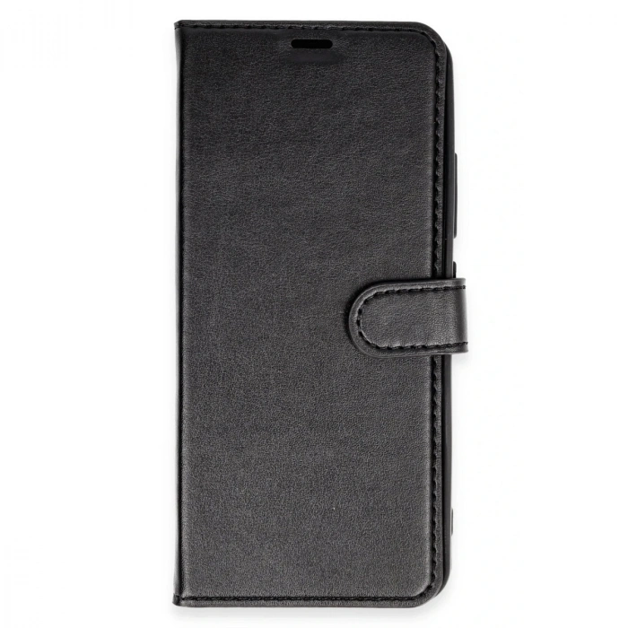 İnfinix Note 10 Pro Kılıf Trend S Plus Kapaklı Kılıf - Siyah