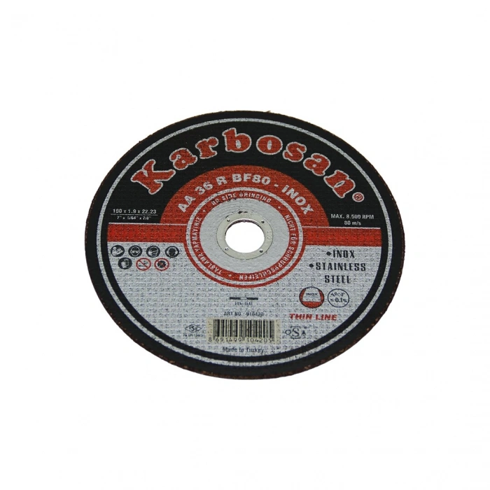 İNOX METAL KESİCİ DİSK 180MMX1.9X22 (5324)