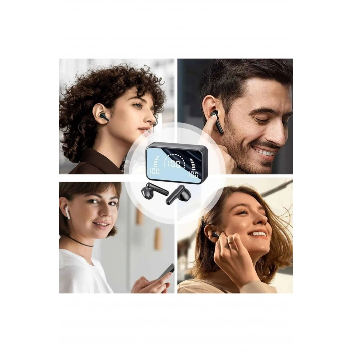 İos Android Uyumlu Bluetooth Kulaklık Kablosuz Kulaklık Yüksek Basslı