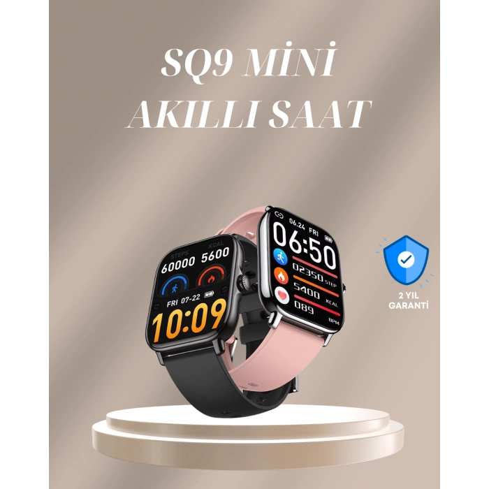 IP67 Suya Dayanıklı AMOLED Akıllı Saat Bildirim ve Sağlık Takip Özellikli