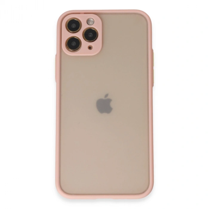 İphone 11 Pro Kılıf Montreal Silikon Kapak - Pembe