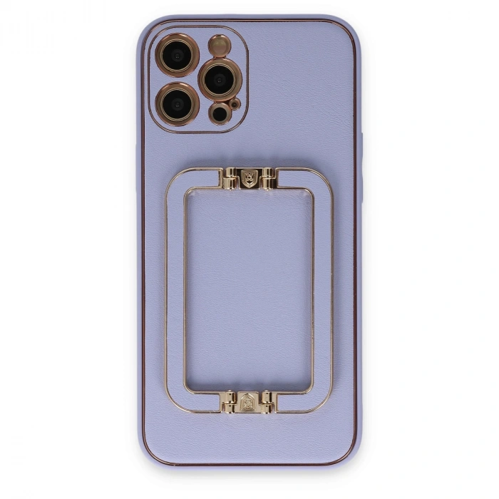 İphone 12 Pro Kılıf Coco Elit Kapak - Lila