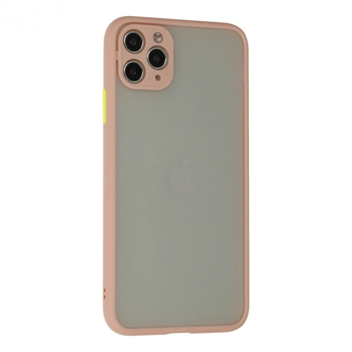 İphone 12 Pro Kılıf Montreal Silikon Kapak - Pembe