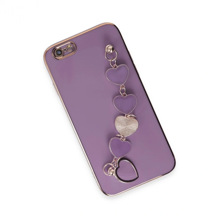 İphone 6 Kılıf Esila Silikon - Mor