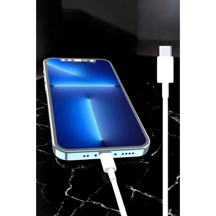 Iphone Uyumlu İos Uyumlu Lightning Hızlı Şarj Tye C Lightning Şarj Kablosu