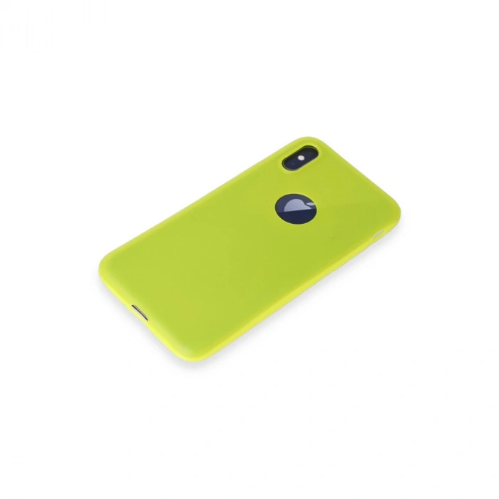 İphone X Kılıf First Silikon - Parlak Sarı