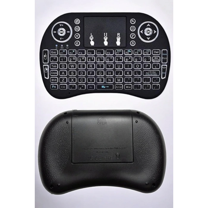 Işıklı Kablosuz Mini Q Klavye Tüm Cihazlara Uyumlu