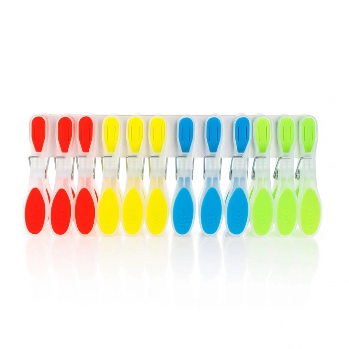 İz Bırakmayan Silikon Mandal 12 li (5324)