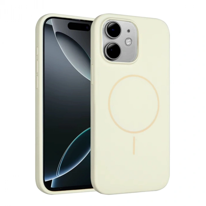 Joko Apple İphone 11 Kılıf Jully Magsafe Kapak - Bej