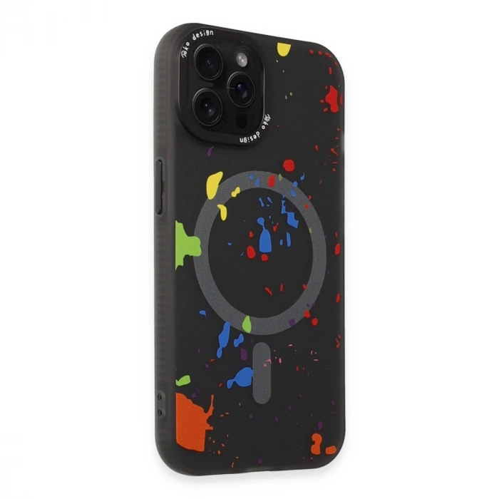 Joko Apple İphone 14 Pro Colorful Magsafe Kapak - Siyah
