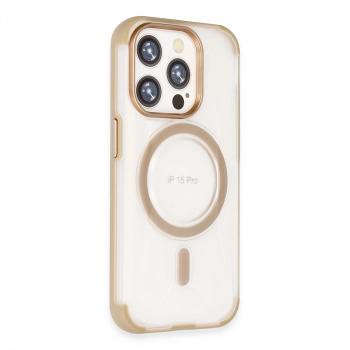 Joko Apple İphone 15 Pro Hilton Magsafe Kapak - Gold