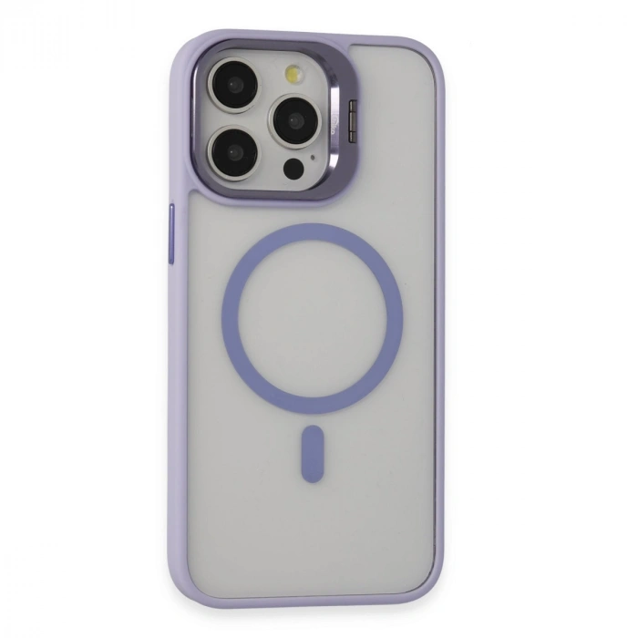 Joko Apple İphone 15 Pro Kılıf Roblox Lens Magsafe Standlı Kapak - Lila