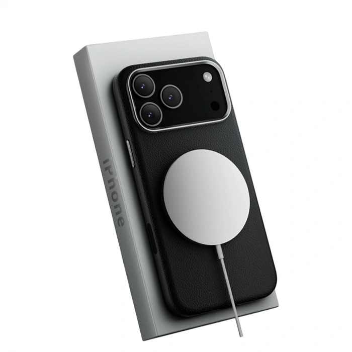 Joko Apple İphone 17 Pro Max Wonder Deri Magsafe Kapak - Siyah