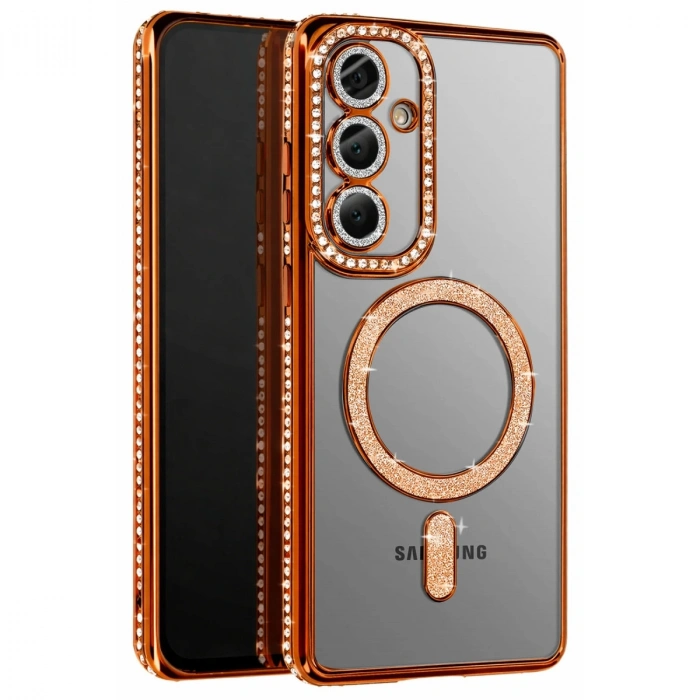 Joko Samsung Galaxy S26 Joke Simli Magneticsafe Kılıf - Turuncu