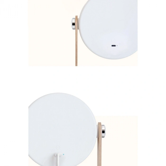 Jp-dld Kamp Lambası Görünümlü Dekoratif Gece Lambası - Beyaz