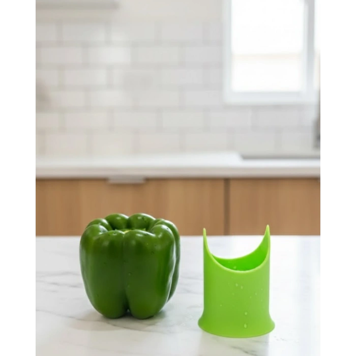 Kabak Ve Biber Oymaya Uygun Hijyenik İç Temizleme Aparatı