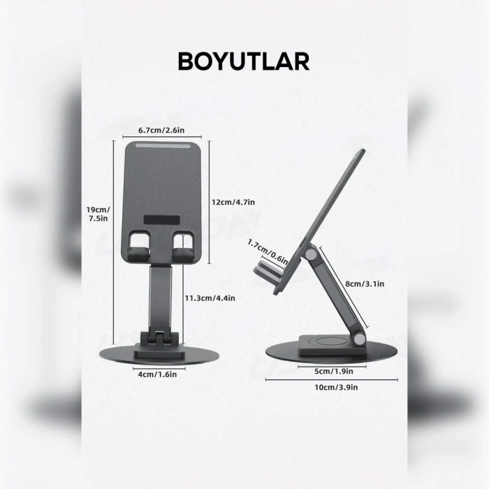Kablo Geçirilebilir Telefon Tutucu