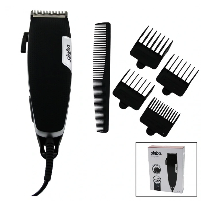 KABLOLU FİŞLİ  SAÇ SAKAL KESME TRAŞ MAKİNESİ  KOLLU TARAK AYARI  SHC-1901 (5324)