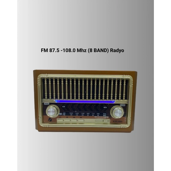 Kablosuz Bluetooth Hoparlör ve FM Radyo