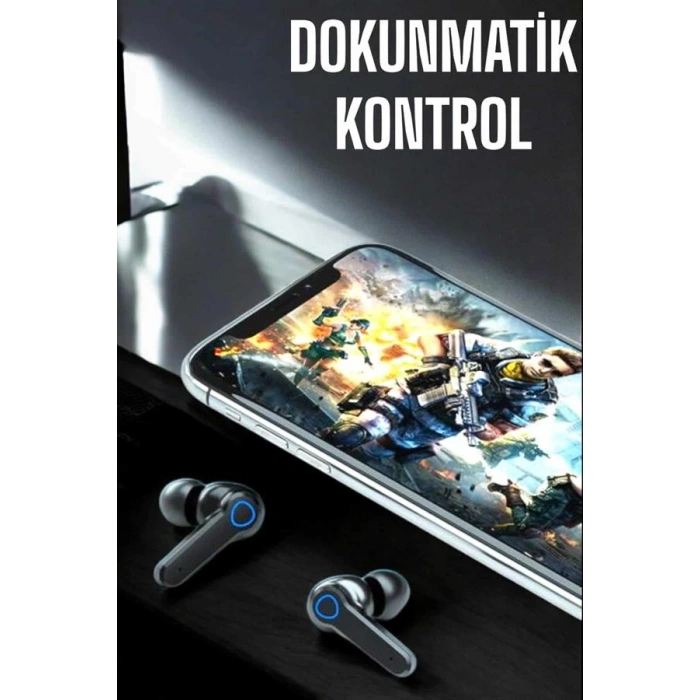 Kablosuz Bluetooth Kulaklık Dokunmatik Kontrol Uzun Pil Ömrü