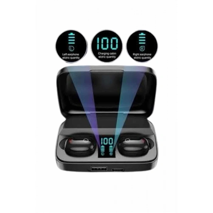 Kablosuz Dijital Göstergeli Çağrı Cevaplayabilen TWS 5.0 Bluetooth Kulaklık