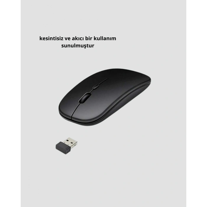 Kablosuz Oyuncu Mouse –  Gelişmiş Optik Sensör, Profesyonel ve Oyun Kullanımına Uygun