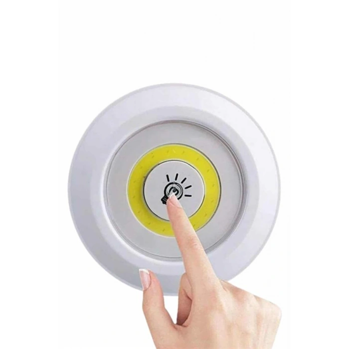 Kablosuz Pilli Işıldak  Masa Lambası Mutfak Tezgah Altı Banyo Dolabı Dolap İçi