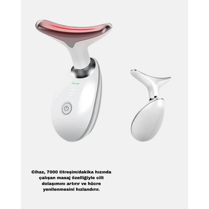 Kablosuz Şarjlı Yüz Sıkılaştırıcı Cihaz EMS Mikro Akım Anti-Aging Masaj Aleti