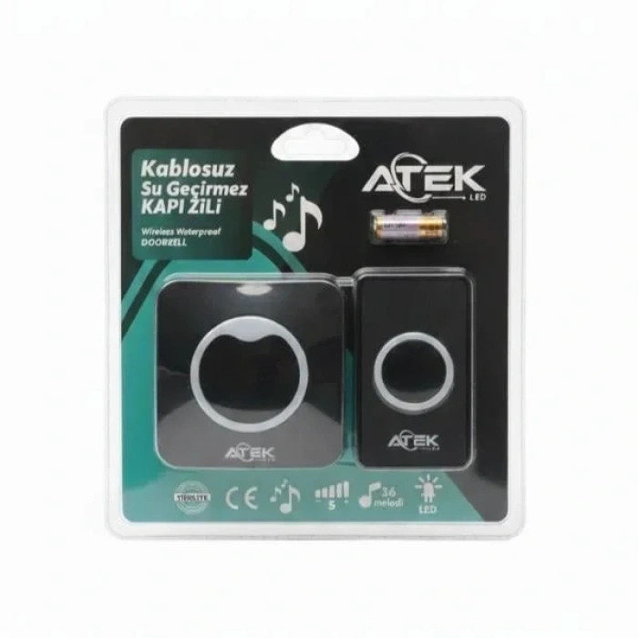 Kablosuz Su Geçirmez Kapı Zili (5324)
