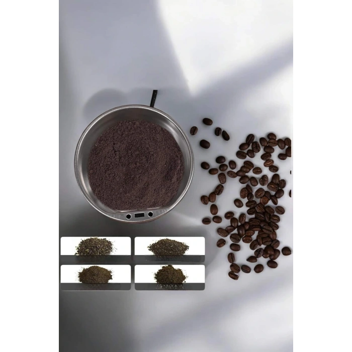 Kahve Ve Baharat Öğütücü Dayanıklı Paslanmaz Çelik Kolay Kullanım