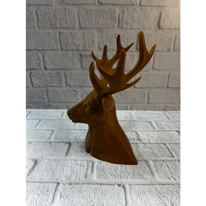 Kahverengi Geyik Biblo 23 cm Dekoratif Şık Tasarım