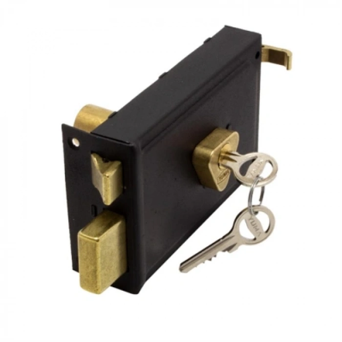 KARE 14CM.DIŞ KAPI KİLİT TRAJLI (5324)